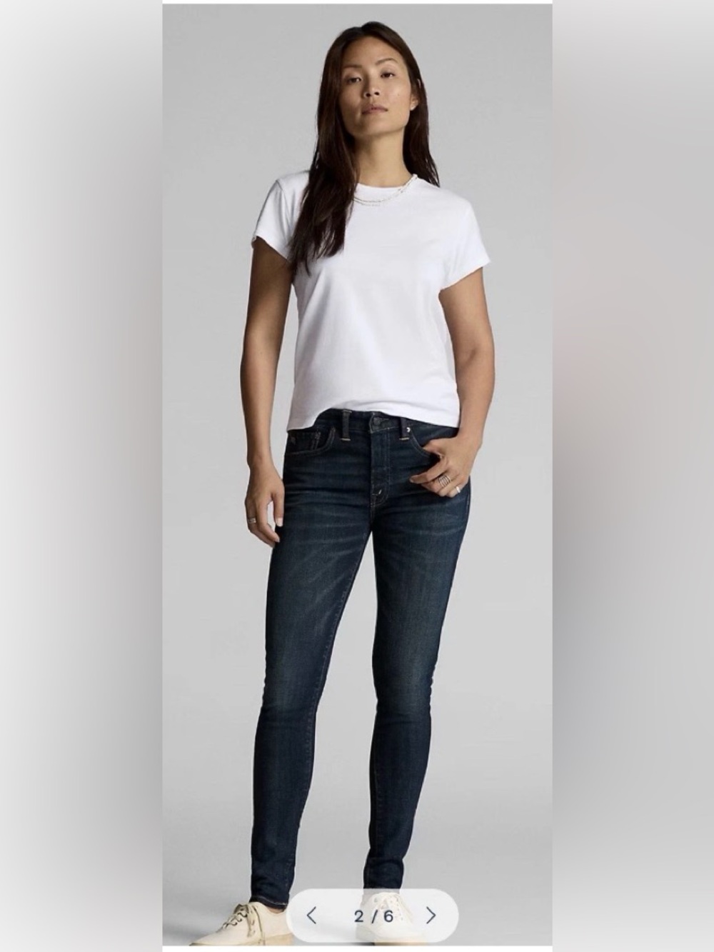Ralph LAUREN Black Label Womens Slim Straight Classic Jean Size 0 EUC